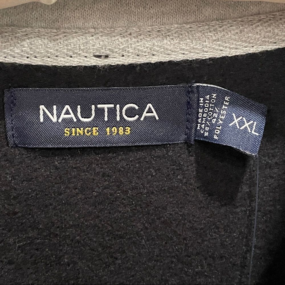 Nautica Mens Big and Tall 1/4 Zip Fleece Pullover Sweatshirt Top Size XXL NWT - Picture 8 of 10